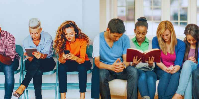 Young Students Technology and Catholic Education Contrast